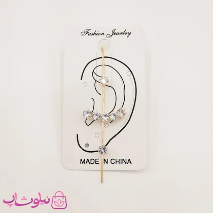 گوشواره زنانه کراس طرح لبخند