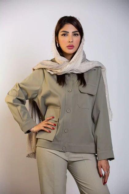بارانی کتان آویسا