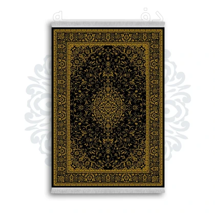 *جدید* فرشینه از جنس پارچه شانل مخمل ترک طرح فانتزی برند دفه کد 1237