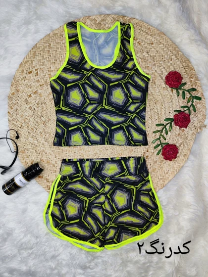 ست تاپ و شورتک فلامنت 90917