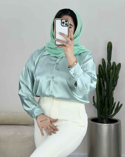 شومیز ساتن (73) کد3179