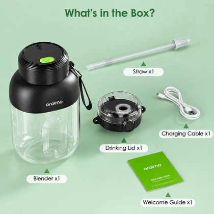 مخلوط کن شارژی اورایمو oraimo مدل OMB-201A ظرفیت 1 لیتر