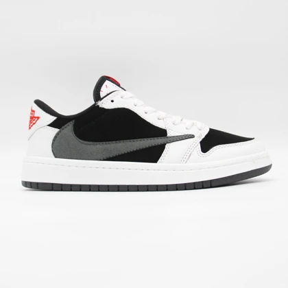 نایک ترویس سفید مشکی کد 6855