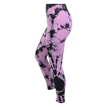 لگ سیملس ورزشی زنانه مدل G0017 بنفش روشن