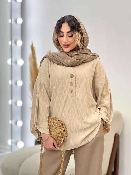 شومیز سه دکمه فریماه