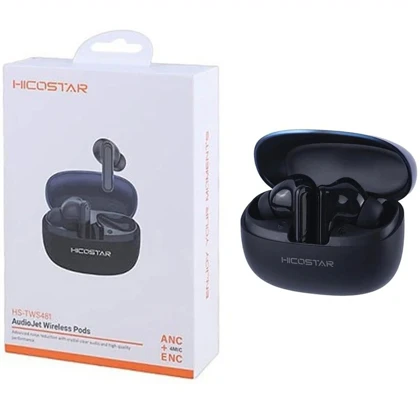 هدفون بلوتوثی هایکواستار HICOSTAR مدل HS-TWS481 با ANC و ENC