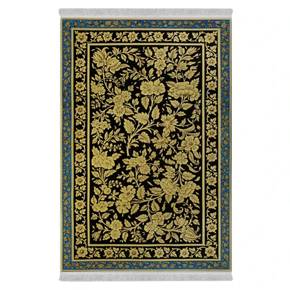 فرشینه از جنس پارچه هازان مخمل ترک طرح سنتی و مدرن برند دفه کد DAMG634