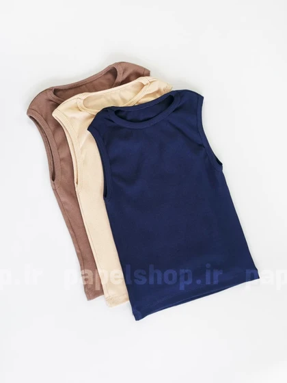 کراپ تاپ کبریتی یقه گرد ساده