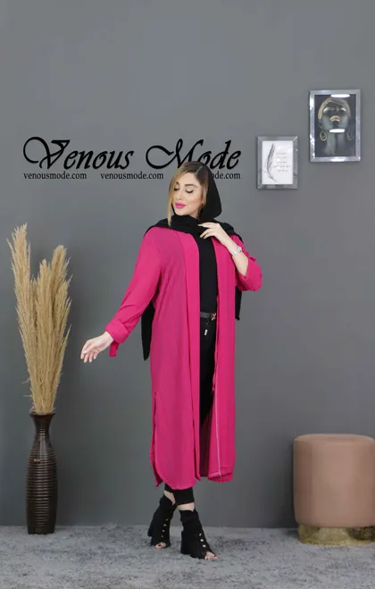 مانتو کراش آستین بنددار