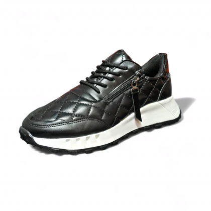 کفش چرمی زنانه مدل زیپی