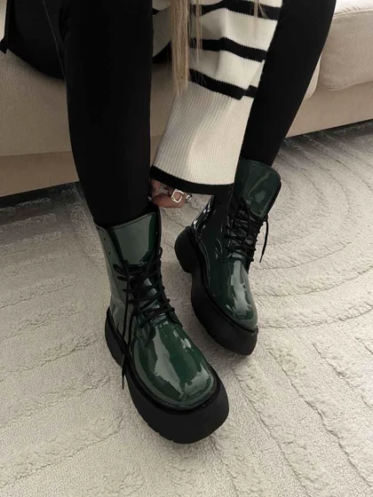 نیم بوت بندی ورنی