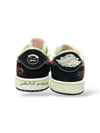 کتانی نایکی ایر جردن وان لو تراویس اسکات کاز Nike Air jordan 1 Low Travis Scott kaws