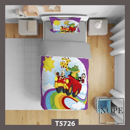 روتختی کودک طرح ماشین حیوانات مدل T5726