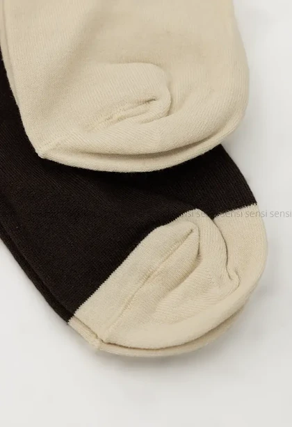 جوراب انگلیسی ساق‌دار پنبه کد1004993