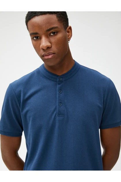 تیشرت یقه پولو مردانه اورجینال کوتون koton