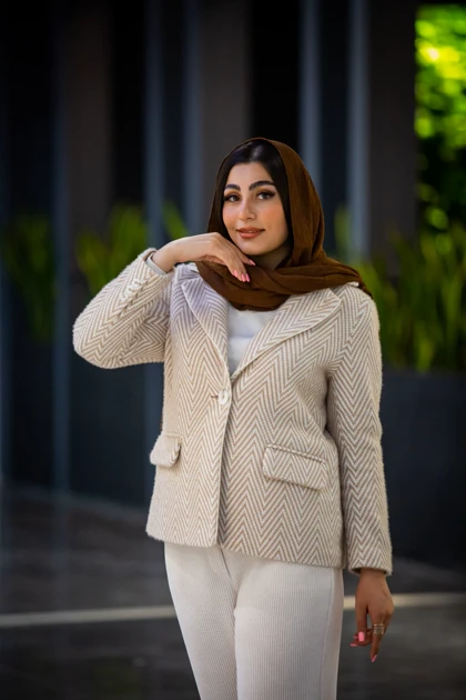 کت لمزور مغزی دوزی فلوک