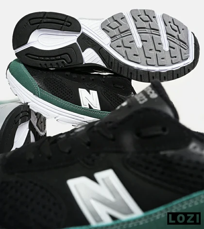 کفش کتانی بزرگ پا مشکی سبز NEW BALANCE 993