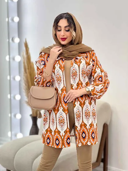 مانتو طرح سنتی پارمین