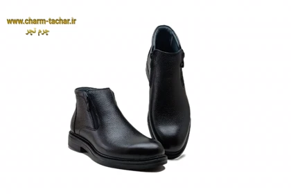 نیم بوت دوزیپ مردانه چهار فصل چرم طبیعی si990