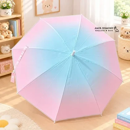 چتر بچگانه ساده آبرنگی