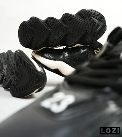 کفش کتانی ساق‌دار مردانه مشکی کرم Nike air jordan 23