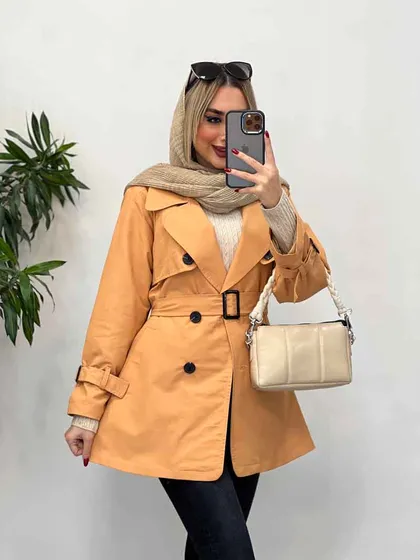 بارانی ژیله دکمه دار