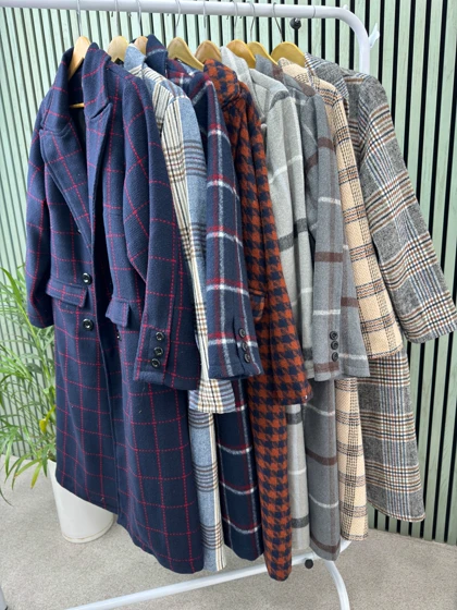 پالتو بلند پشمی آستردار آلیس