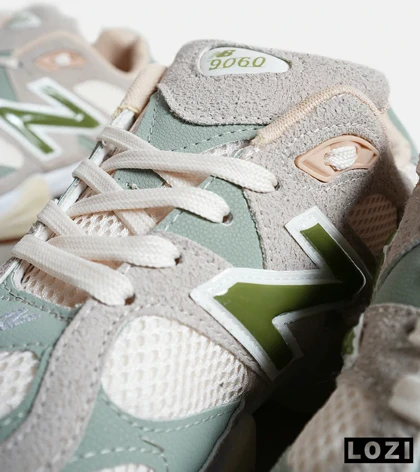 کفش کتانی زنانه کرم سبز NEW BALANCE 9060