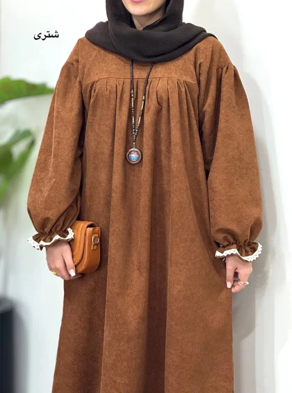 پیراهن مانتویی پاییزه رایلی 4 با کد 4236(ایراددار)