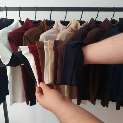 بلوز یقه اسکی فینگردار