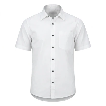 پیراهن ساده آستین کوتاه مردانه