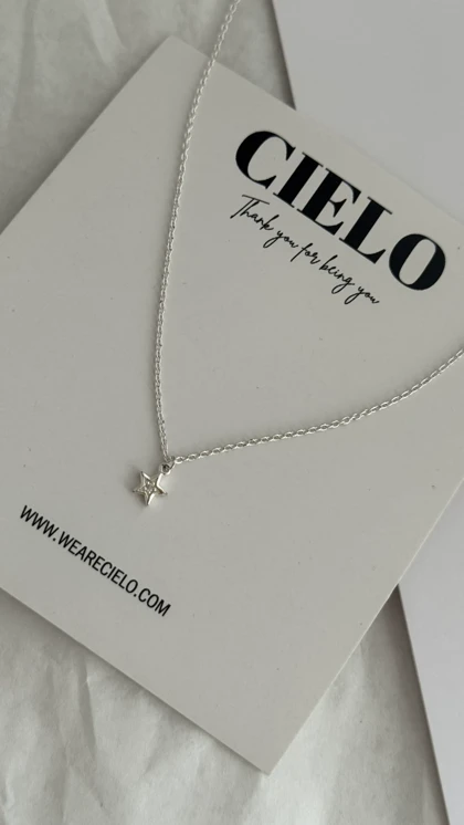 گردنبند ستاره نقره 925