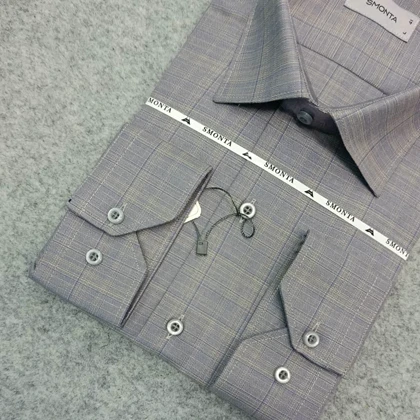 پیراهن ساده تک‌رنگ قواره کلاسیک استین بلند_ پارچه فلورا درجه یک