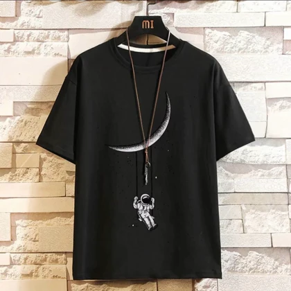 تیشرت لش طرح دار ماه