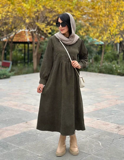 پیراهن مانتویی ترگل 2(ایراد دار)