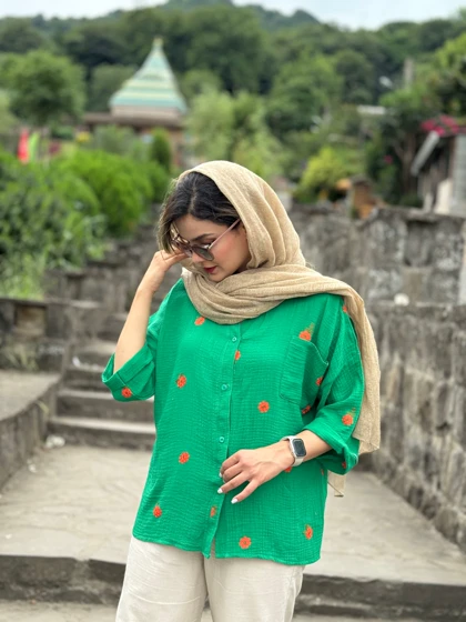 شومیز مانتویی تی تی