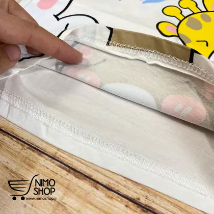 ست تیشرت و شلوارک فانتزی طرح حیوانات