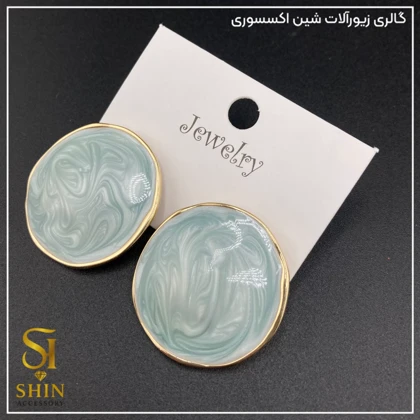 گوشواره میناکاری شد کد gzm373