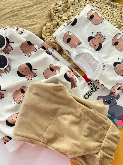 بلوزشلوار بچه گانه مخمل فیلی اسپرت