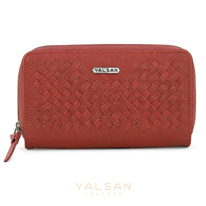 کیف پول زنانه چرم یلسان مدل غزال کد 051-BF