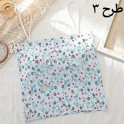 کراپ تاپ گل‌گلی