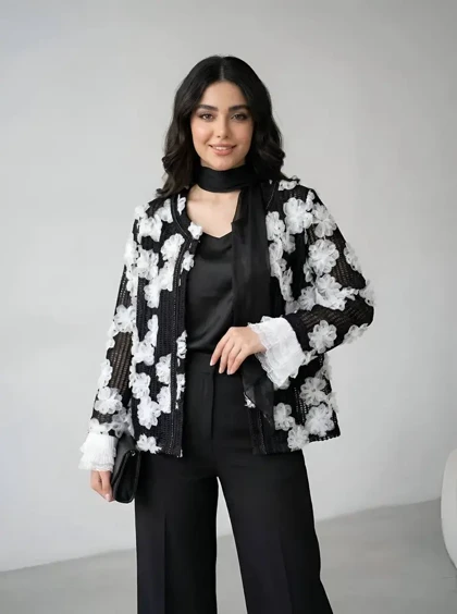 کت ربان دوزی خارجی مهرا