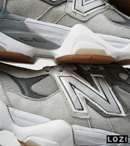کفش کتانی تمام طوسی زیر سفید NEW BALANCE 9060