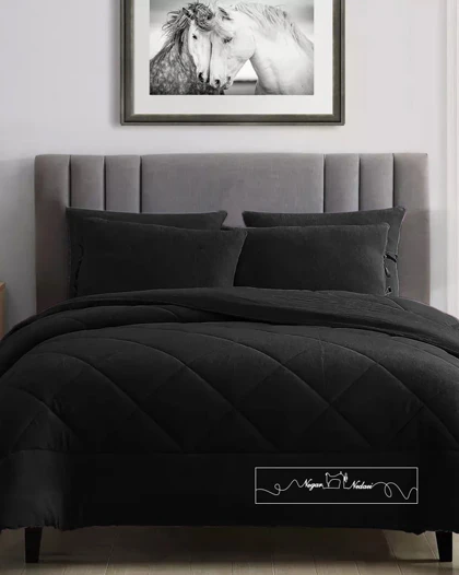 روتختی مینیمال کتان مخمل طرح لوزی