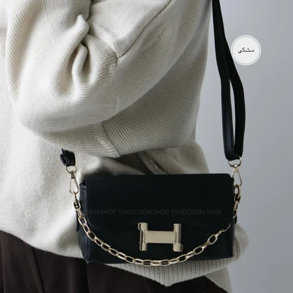 کیف زنانه مجلسی جیر مدل لوین