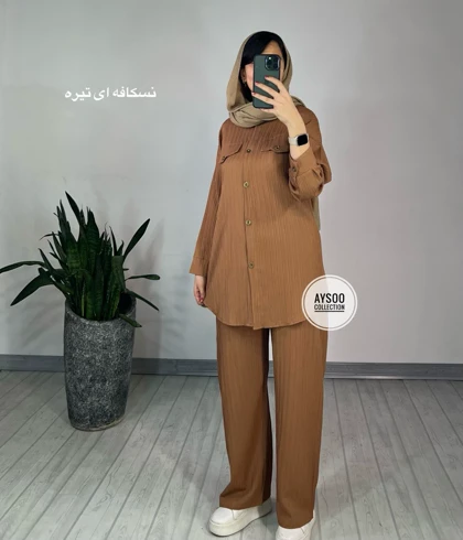 ست مانتو شلوار ماکان