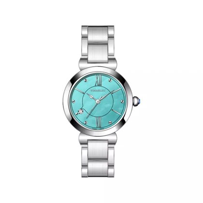 ساعت مچی ویمبرلی زنانه فلزی نقره ای صفحه تیفانی WB-CS440L-H