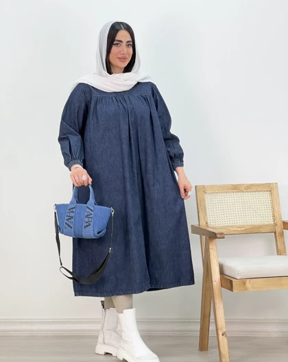 پیراهن جین پرند(1)کد:4366