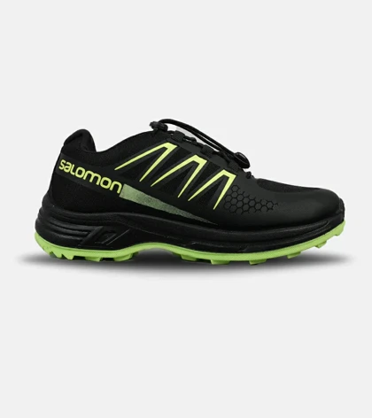 کفش کتانی کوهنوردی مردانه و زنانه مشکی سبز Salomon Speedcross 5 Trail