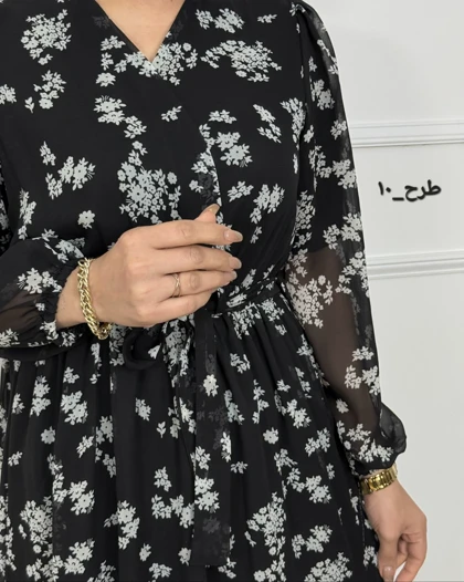 پیراهن ژیوا _ کد 094 ( چپ و راستی بلند )